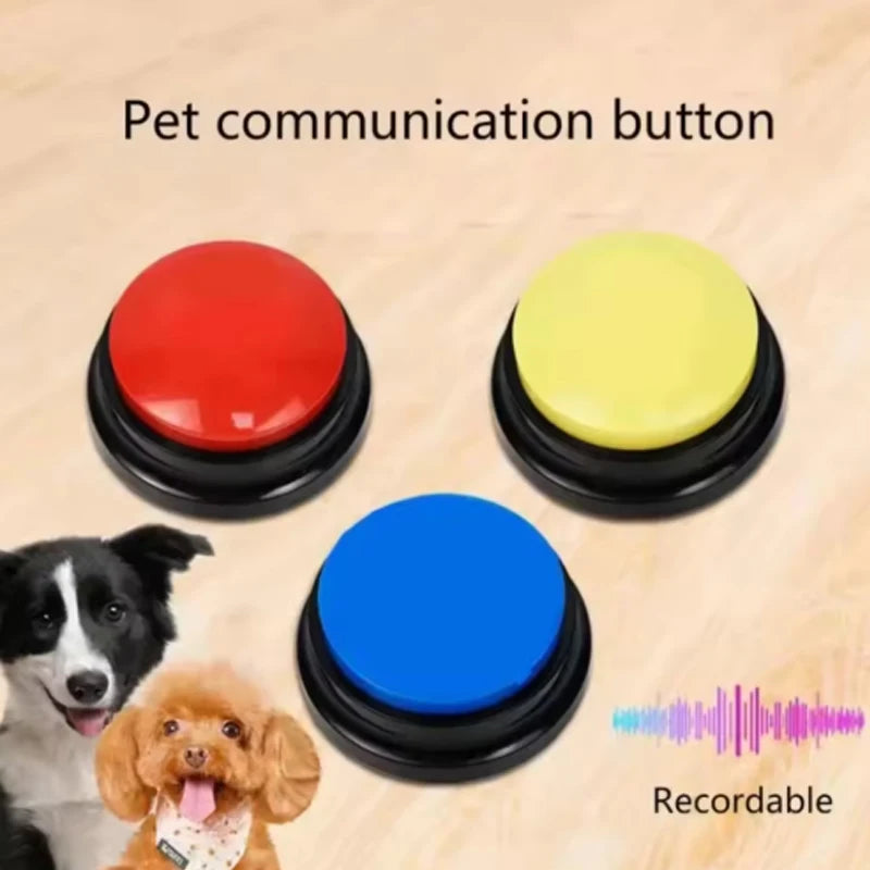 Botones de Comunicación para Mascotas 🐾 – Graba y Reproduce tu Voz para Entrenar a tu Perro o Gato