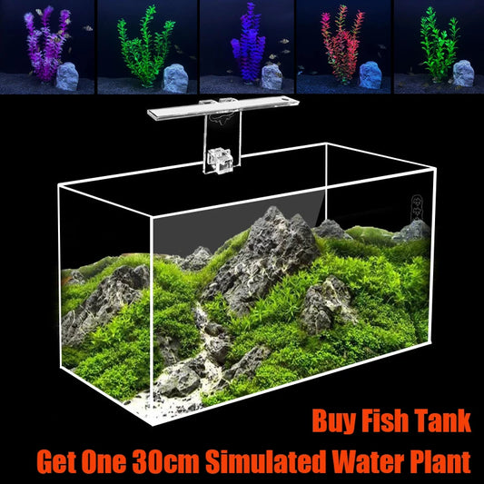Acuario de acrílico personalizado para peces y tortugas